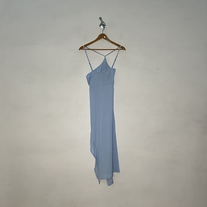 Sky Blue Women Bodycon Casual Dress #3178