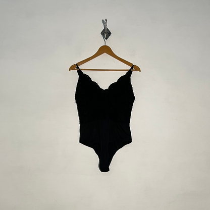 Vera and Lucky Women's Black Bodysuit Casual Preloved #3224