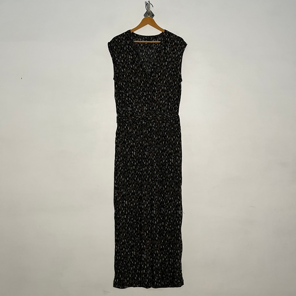 Gina Collection Women's Black Brown & White Jumpsuit #3226