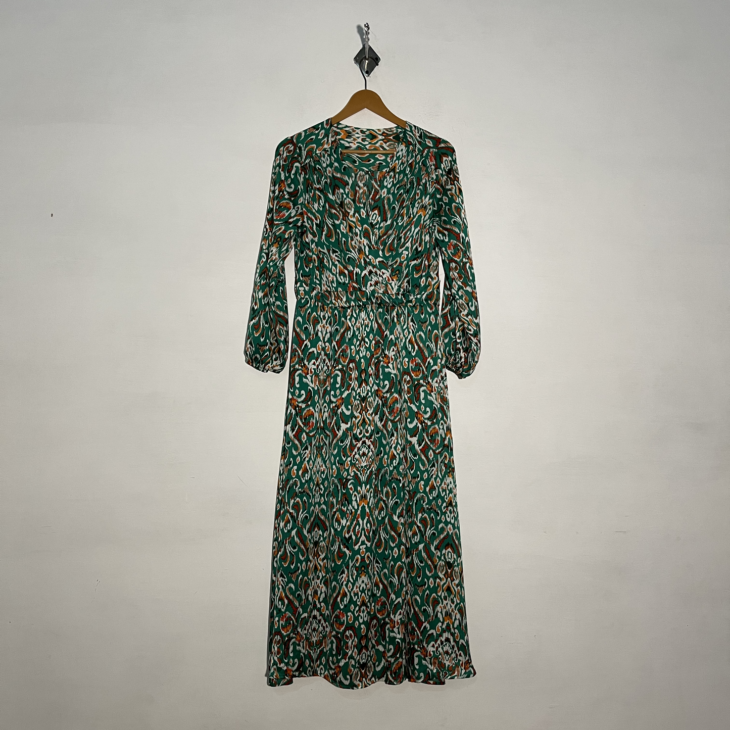 Green Printed Women's Maxi Dress – Everyday Preloved #3242
