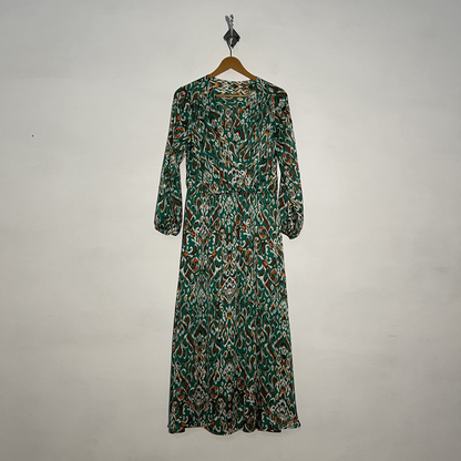 Green Printed Women's Maxi Dress – Everyday Preloved #3242