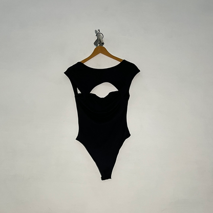 Shein Women's Black Bodysuit Casual Preloved #3228