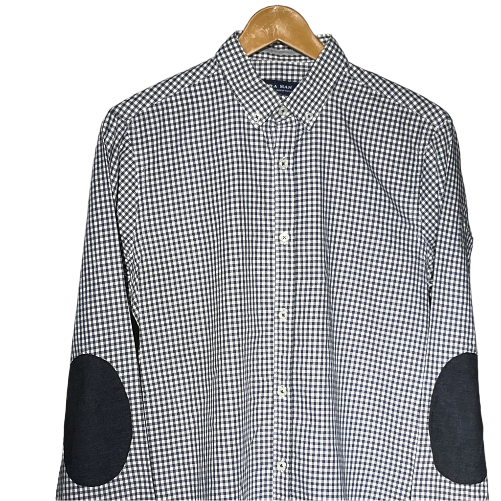 Zara Men’s Slim Fit Dress Shirt – Trendy & Sleek #1120