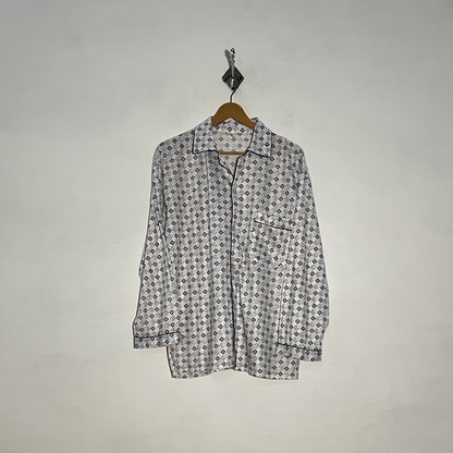 White Women's Comfortable Night Suit – Preloved #3218