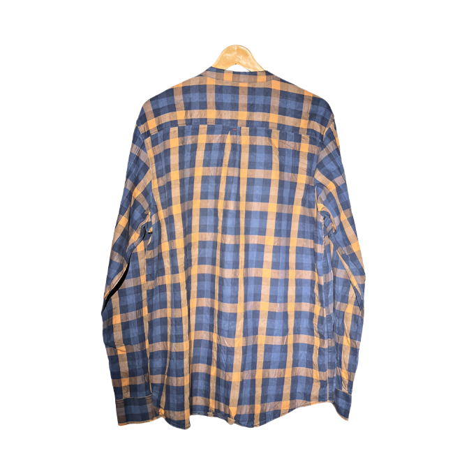 True Browns Men’s Formal Cotton Shirt – Elegant Ethnic Touch #1107