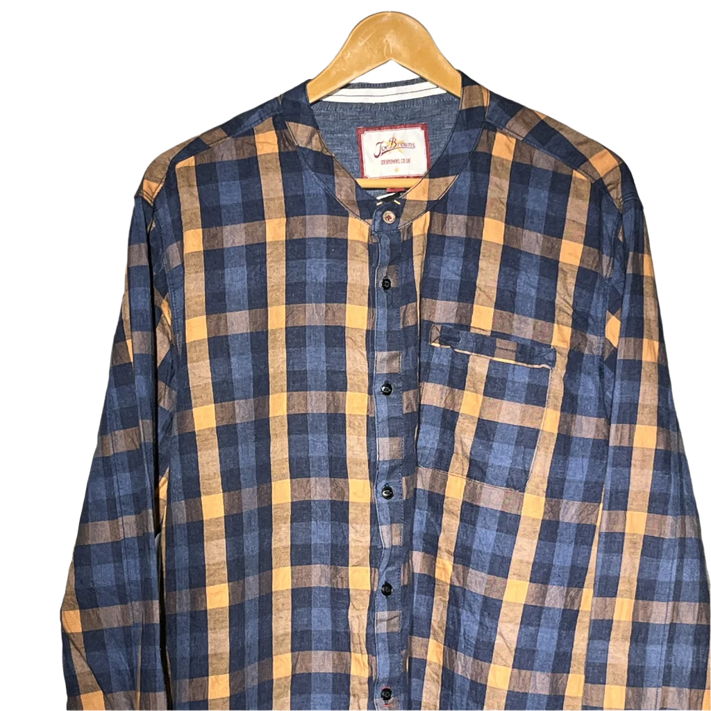 True Browns Men’s Formal Cotton Shirt – Elegant Ethnic Touch #1107
