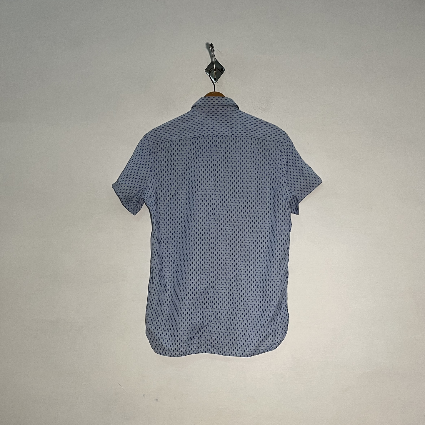 Specture Men's Printed Dress Shirt – Sky Blue & Blue Preloved #3280