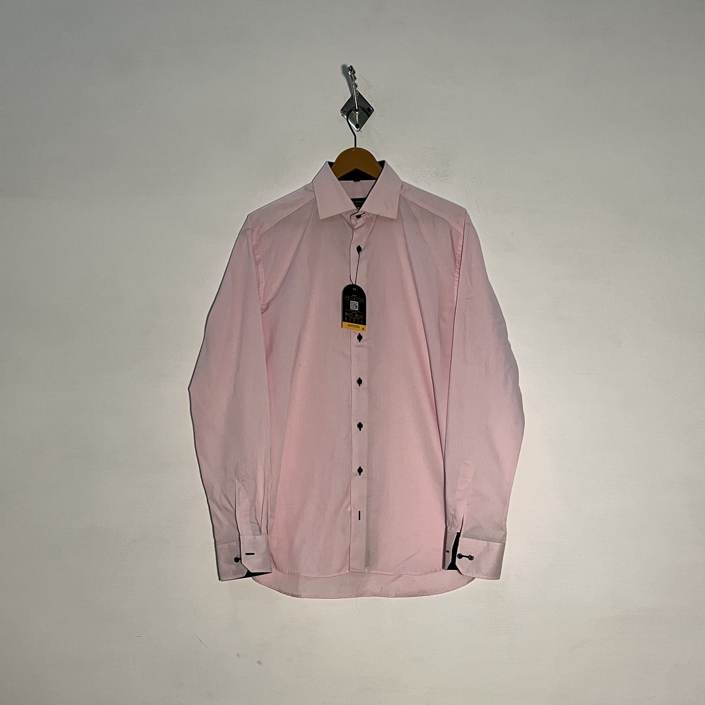 Eterna Men's Casual Dress Shirt – Baby Pink Preloved #3286