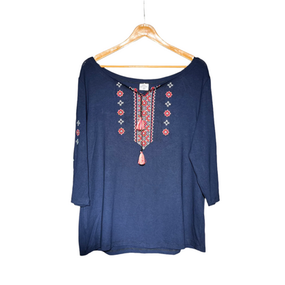 Galychanka Embroidered Style Ladies Blouse #1092