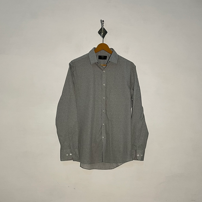 M&S Men's Printed Dress Shirt Preloved #3358