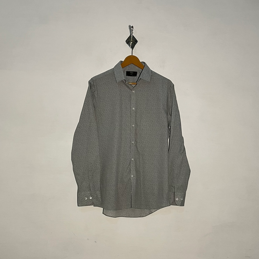 M&S Men's Printed Dress Shirt Preloved #3358