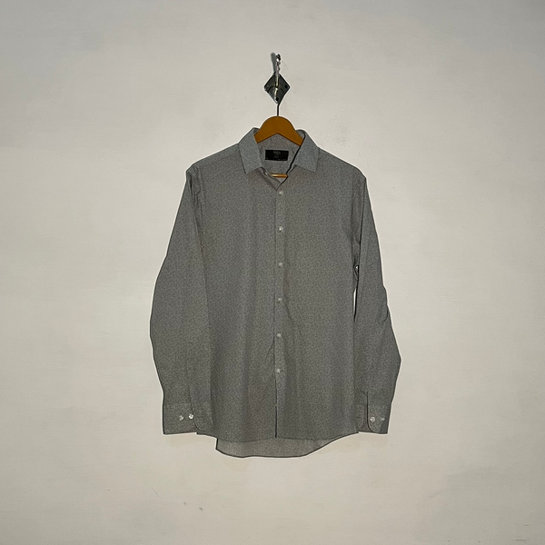 M&S Men's Printed Dress Shirt Preloved #3358