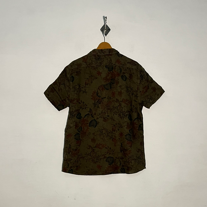 Frederik Anderson Copenhagen Men's Floral Dress Shirt Preloved #3355