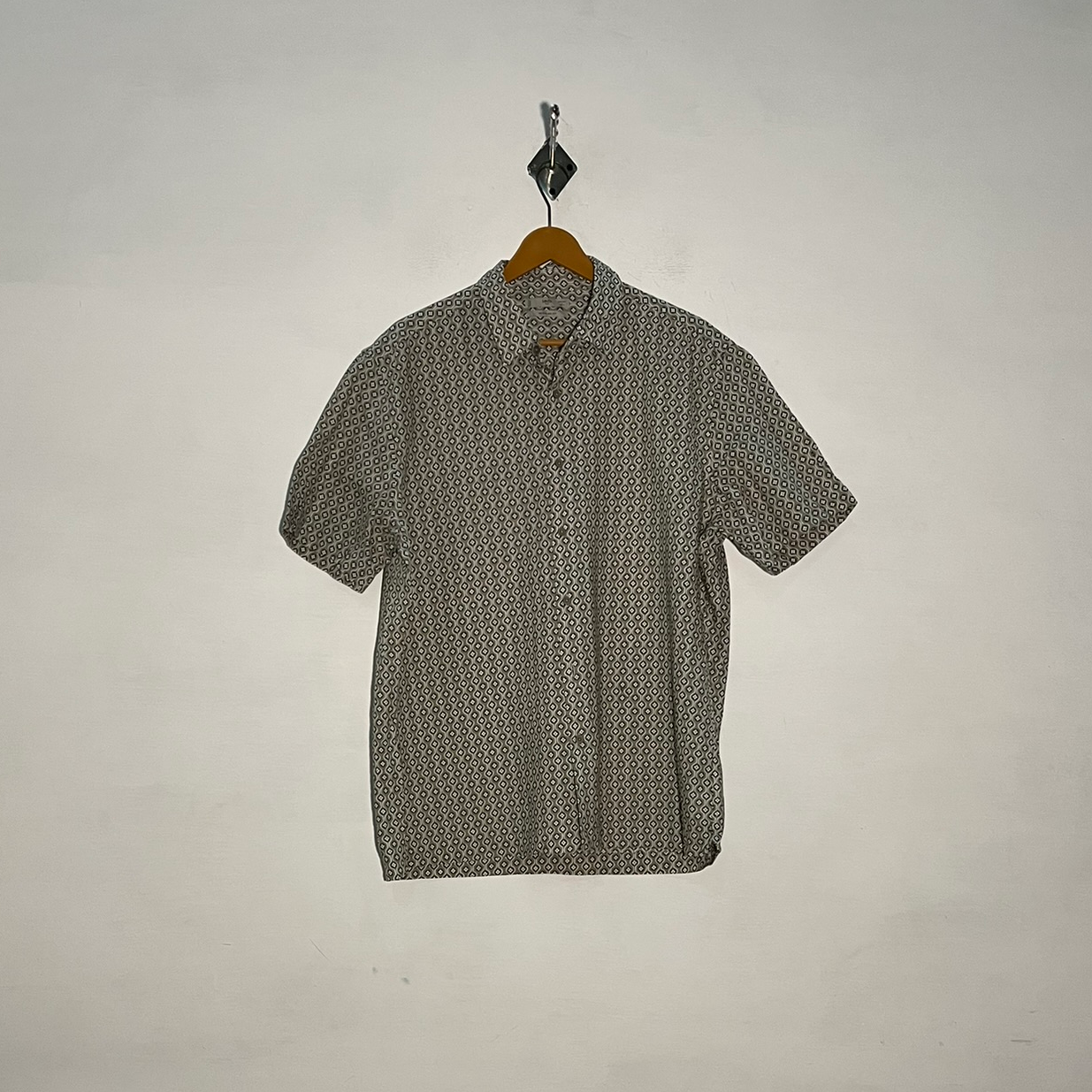 MNG Men's Printed Dress Shirt Preloved #3362