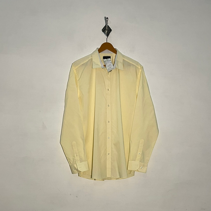 Taylor & Wright Men's Lemon Dress Shirt Preloved #3352