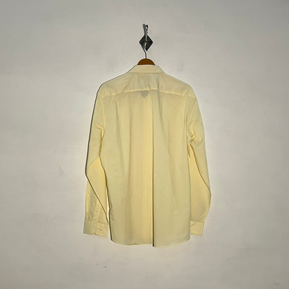 Taylor & Wright Men's Lemon Dress Shirt Preloved #3352