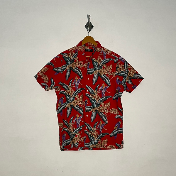Primark Men's Floral Dress Shirt Preloved #3349