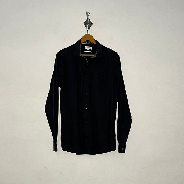 Next Men's Black Dress Shirt Preloved #3356