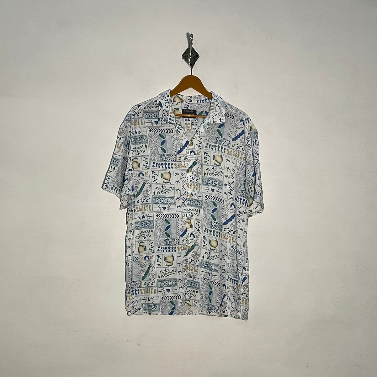 Primark Men's Floral Dress Shirt Preloved #3345