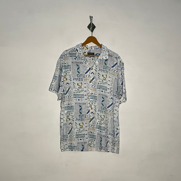 Primark Men's Floral Dress Shirt Preloved #3345