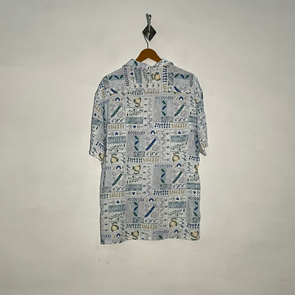 Primark Men's Floral Dress Shirt Preloved #3345