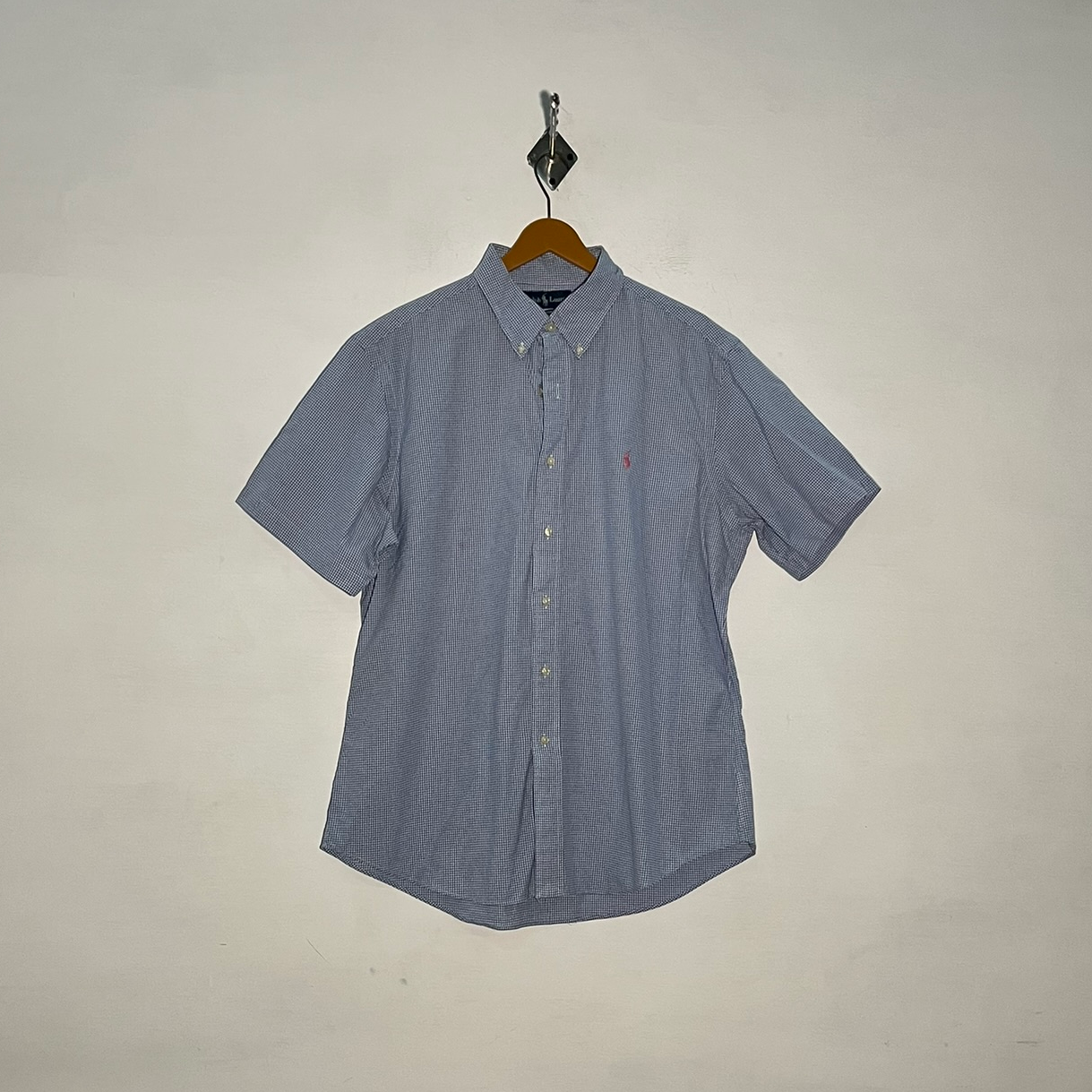 Ralph Lauren Men's Check Dress Shirt Preloved #3360