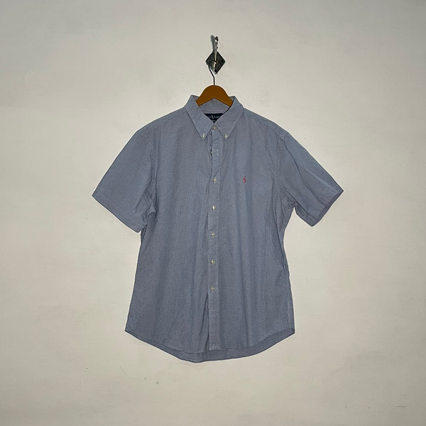 Ralph Lauren Men's Check Dress Shirt Preloved #3360