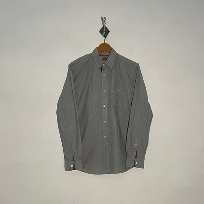 Tokyo Laundry Men's Dress Shirt Gray Preloved #3411