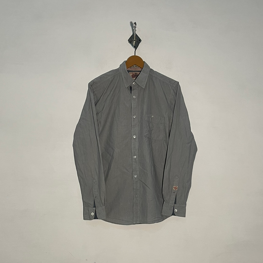 Tokyo Laundry Men's Dress Shirt Gray Preloved #3411