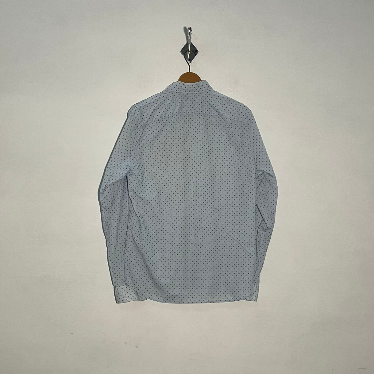 Timberland Men's Dress Shirt Sky Blue & Black Floral #3422