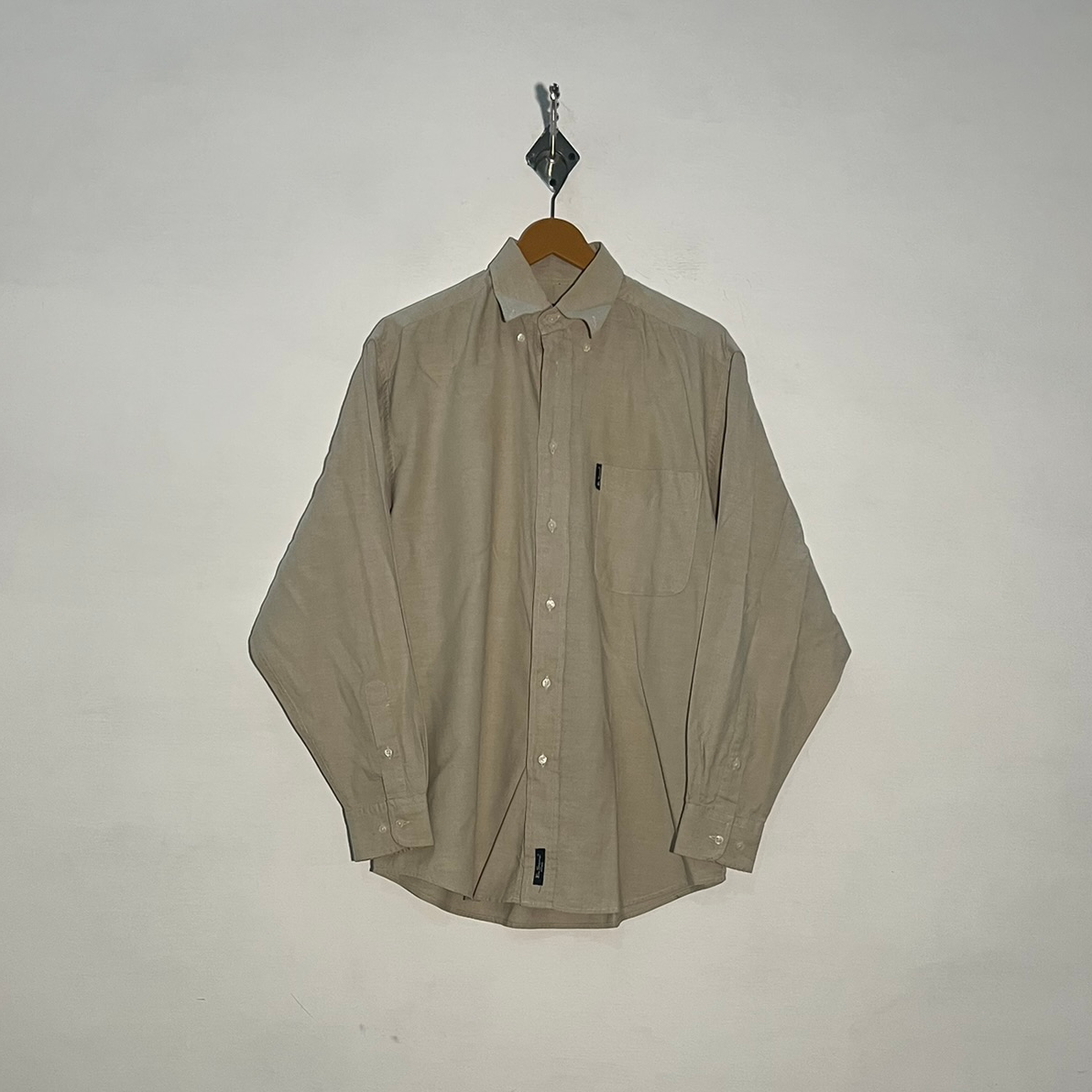 Ben Sherman Men's Dress Shirt Off White Preloved #3417