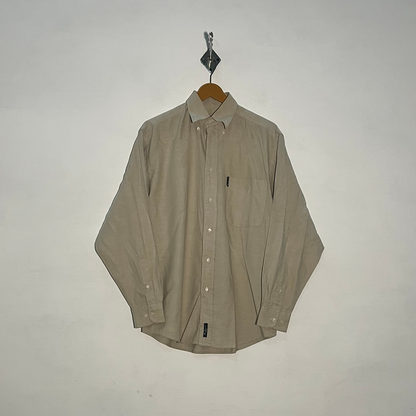 Ben Sherman Men's Dress Shirt Off White Preloved #3417