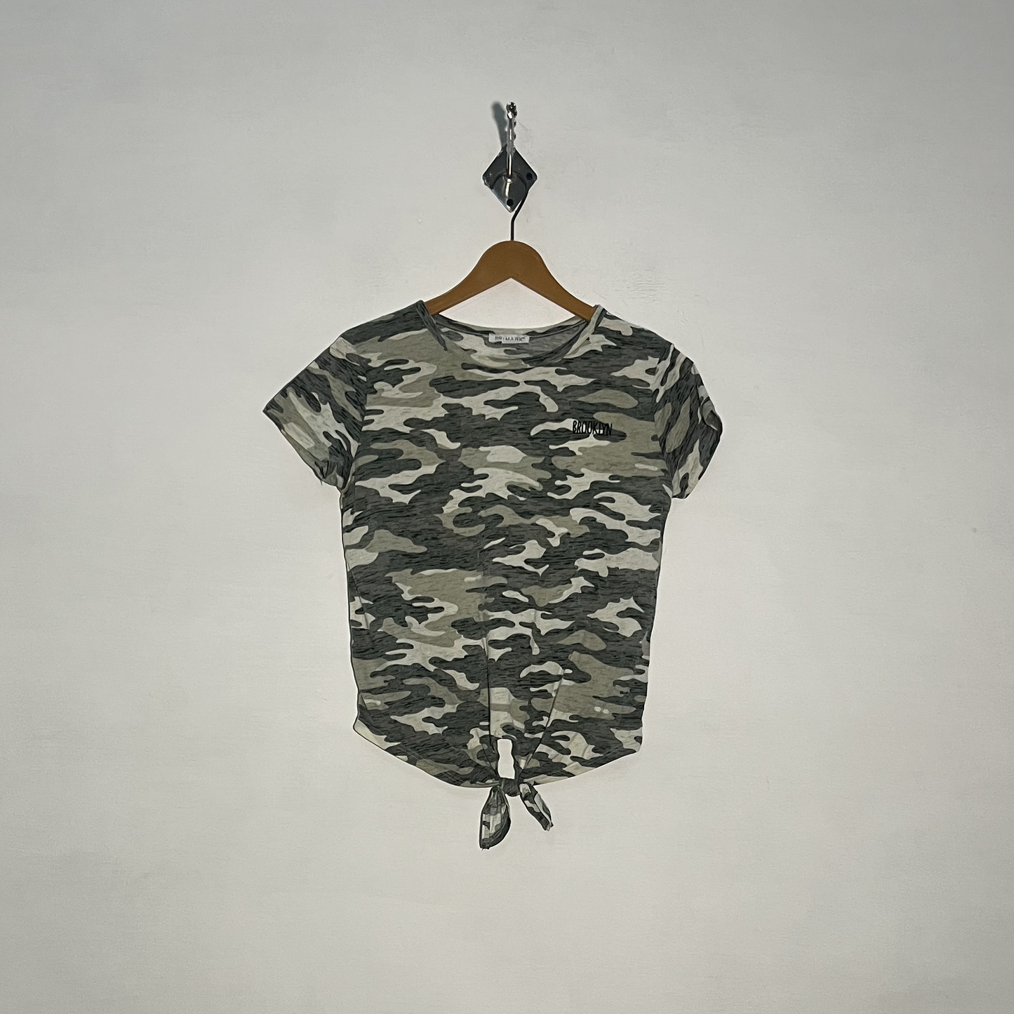 Primark Kids Camo Printed Crop Top Preloved #3376