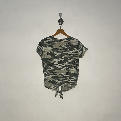 Primark Kids Camo Printed Crop Top Preloved #3376