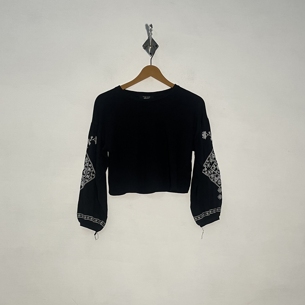 New Look Kids Black Crop Top Preloved Clothing #3375