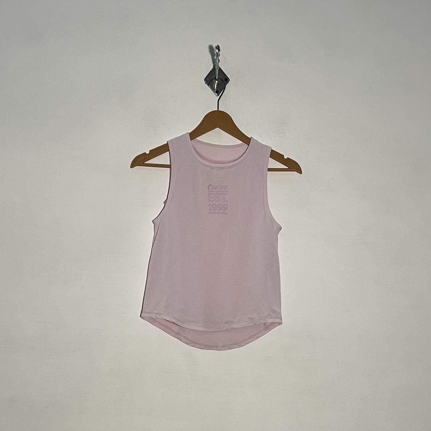 Dunnes Stores Kids Baby Pink Tan Top Preloved #3374