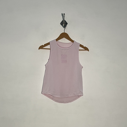 Dunnes Stores Kids Baby Pink Tan Top Preloved #3374