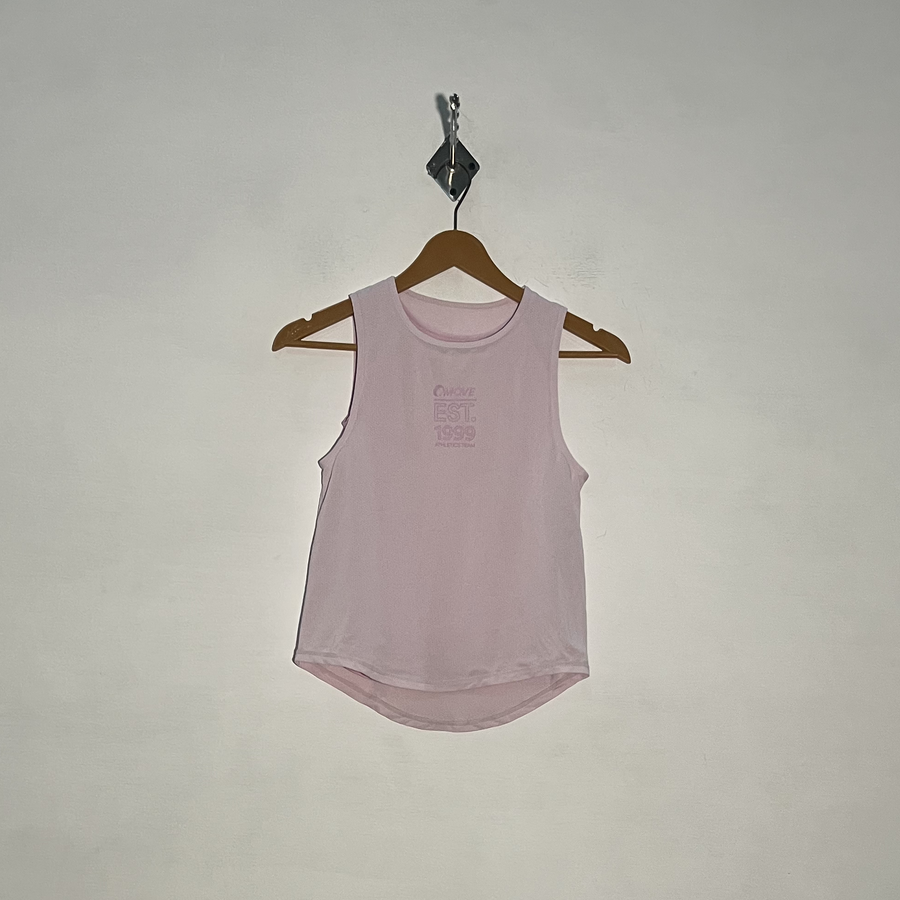Dunnes Stores Kids Baby Pink Tan Top Preloved #3374