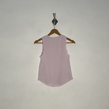 Dunnes Stores Kids Baby Pink Tan Top Preloved #3374