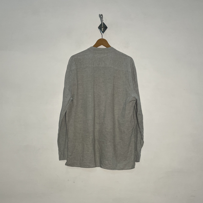 Allegra K Men's Dress Shirt Gray Preloved #3439