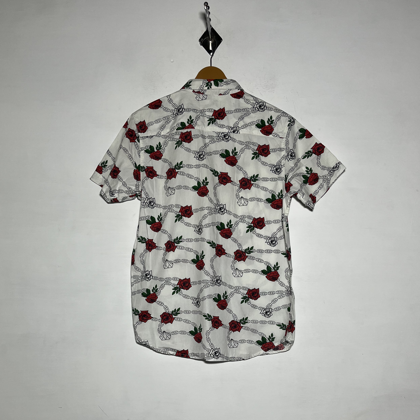 Brave Soul London Men Dress Shirt Multicolor Floral Preloved #3470