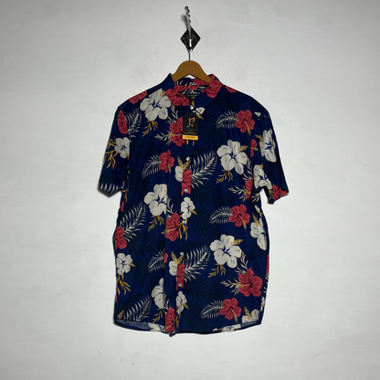 Primark Men Dress Shirt Multicolor Floral Preloved #3472