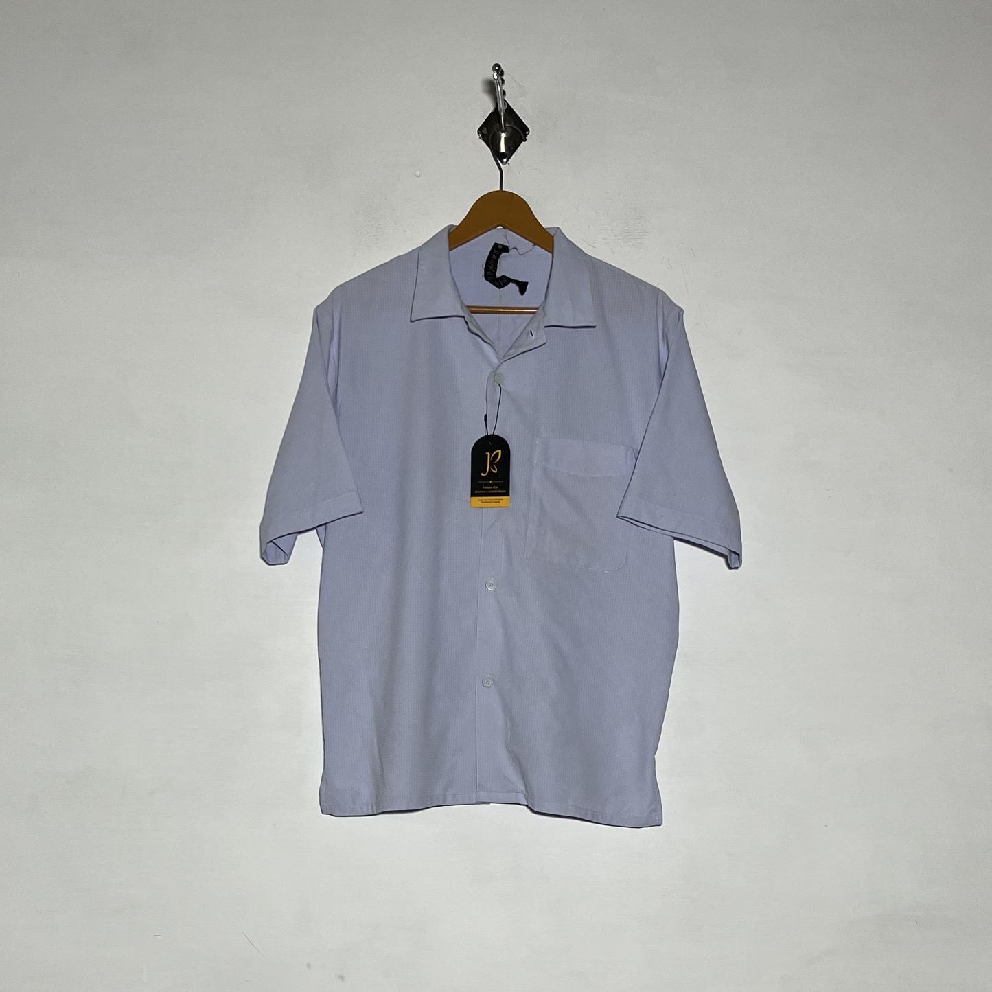 Light Sky Blue Men Dress Shirt Preloved #3476
