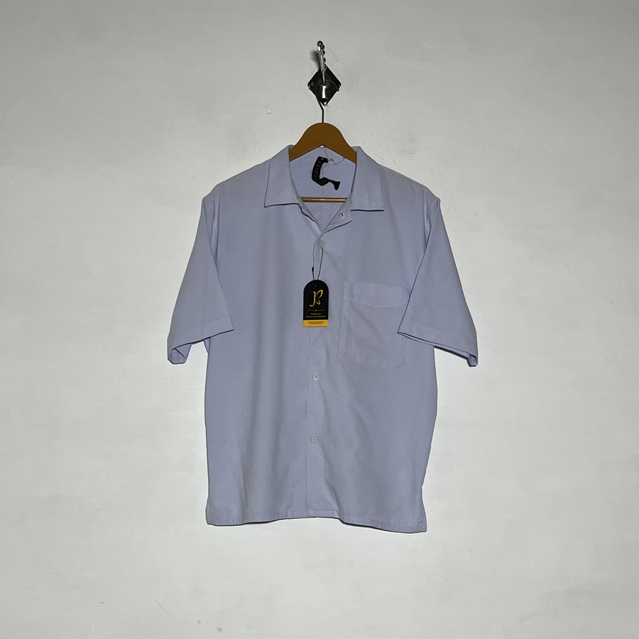 Light Sky Blue Men Dress Shirt Preloved #3476