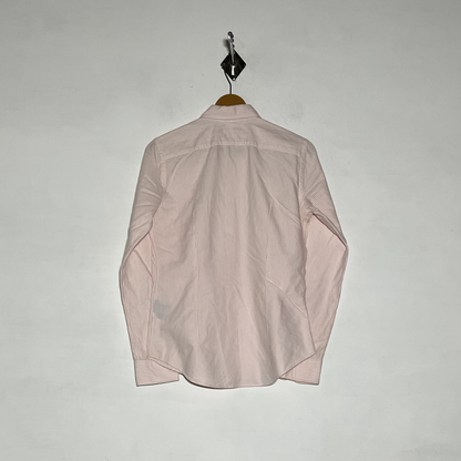 Ralph Lauren Men Dress Shirt Preloved Baby Pink & White #3472