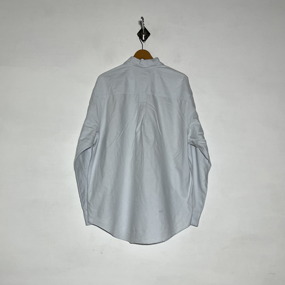 Timberland Men Dress Shirt Preloved Off White #3469
