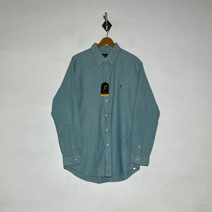 Ralph Lauren Men Dress Shirt Preloved Sea Green #3468
