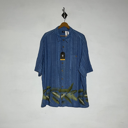 Purtan Men Dress Shirt Preloved Blue Lining #3461