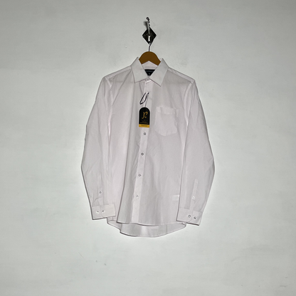 Tailor Orange by F&F Men Dress Shirt Preloved White & Baby Pink #3459