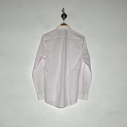 Tailor Orange by F&F Men Dress Shirt Preloved White & Baby Pink #3459